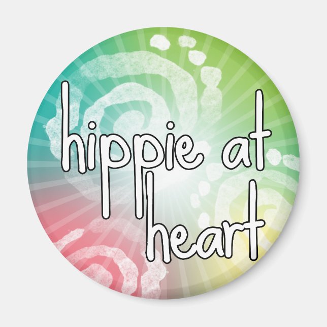Hippie at Heart Magnet (Front)