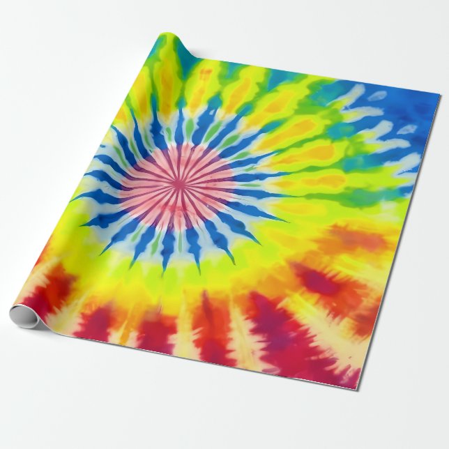 Hippie Batik gift paper (Unrolled)