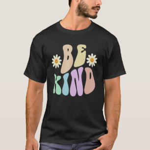 Hippie BE KIND Retro Stop Bullying Choose Kindness T-Shirt