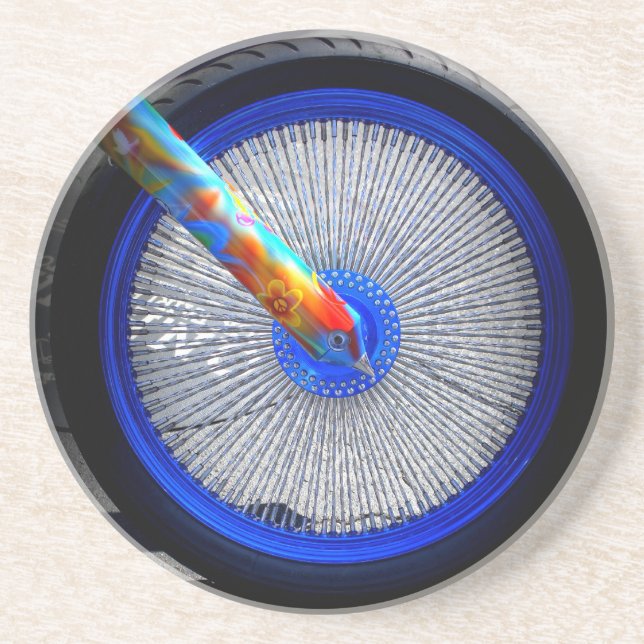 Hippie Bike Coaster (Front)