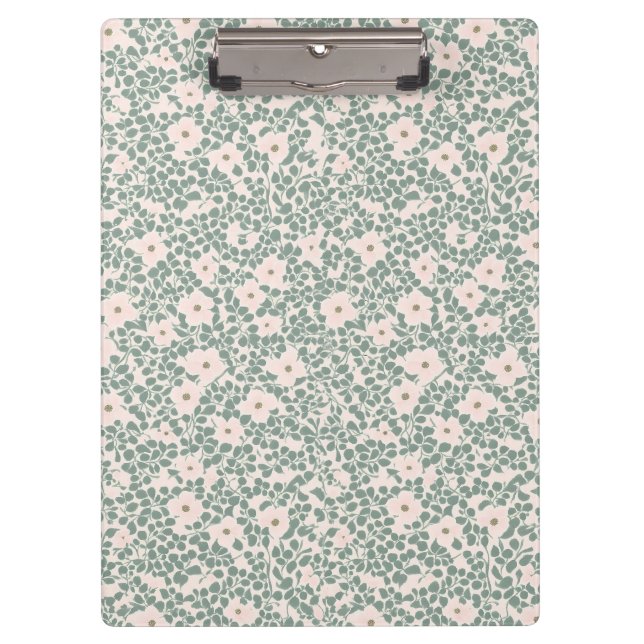 Hippie Boho Floral  Clipboard (Front)