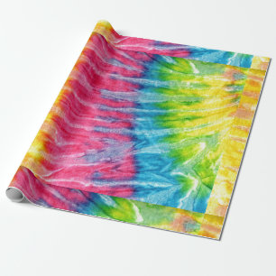 Hippie Boho Tie-Dye Wrapping Paper
