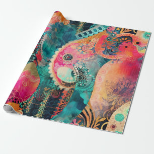 Hippie Boho Wrapping Paper