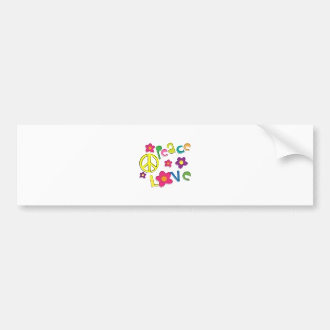hippie bumper sticker (Front)