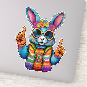 Hippie Bunny Peace & Love