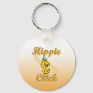 Hippie Chick Key Ring