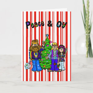 Hippie Chrismukkah Card