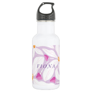 Hippie Daisy Mushroom Pink Girly 532 Ml Water Bottle
