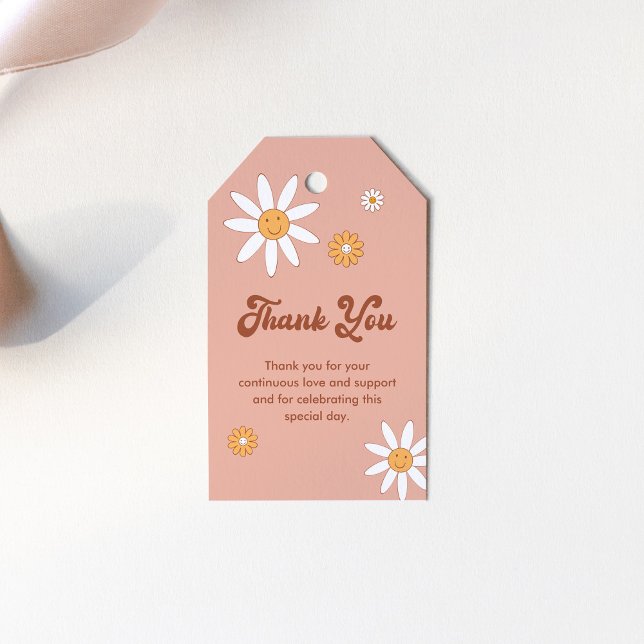 HIPPIE DAZE Baby Shower, Birthday Favour Tag (Creator Uploaded)