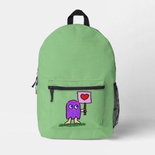 Hippie Dippy Love Printed Backpack