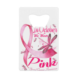Hippie Dragonfly Pink Ribbon Breast Cancer