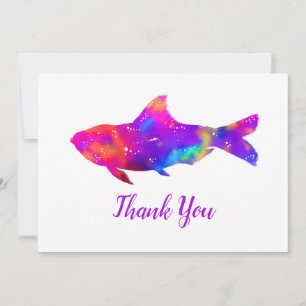 Hippie Fish Thank You Card