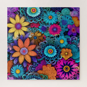 Hippie Floral Lace Puzzle