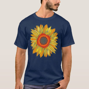 Hippie Florist Peace Love Sunshine Blossom T-Shirt