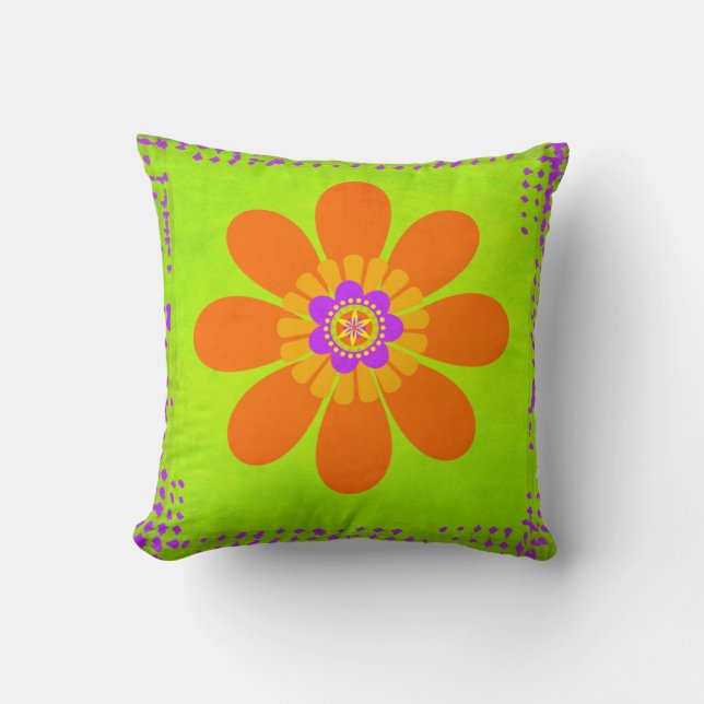 Hippie Flower Cushion (Front)