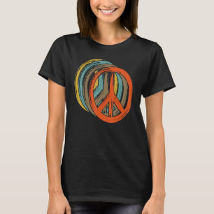 Hippie Flower Peace Love Happy Soul 12 T-Shirt