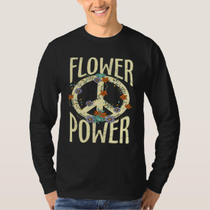 Hippie Flower Peace Love Happy Soul 8 T-Shirt