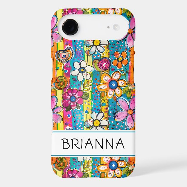 Hippie Flower Power Personalised (Back)