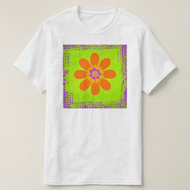 Hippie Flower T-Shirt (Design Front)