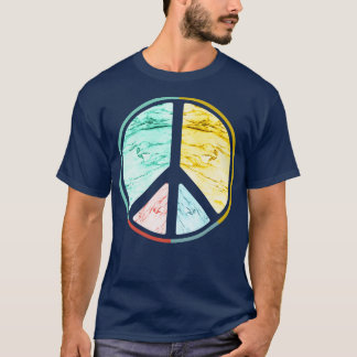 Hippie Gift Idea Peace Sign T-Shirt