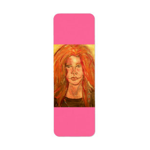 Hippie Girl Return Address Label