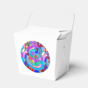 hippie groovy love circle favour box