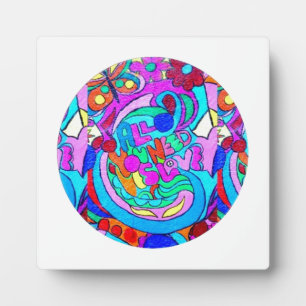 hippie groovy love plaque