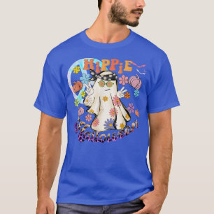 Hippie Halloween Cute Leopard Ghost Halloween Cost T-Shirt