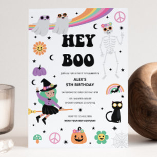 Hippie Halloween Party Invitation
