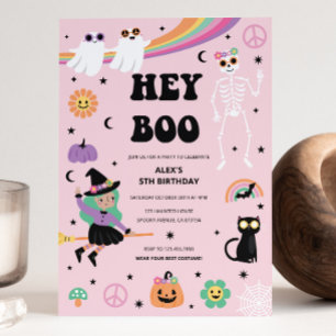 Hippie Halloween Party Invitation