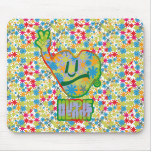 Hippie Happiness ICON HIppie Happy by Masanser Mouse Pad