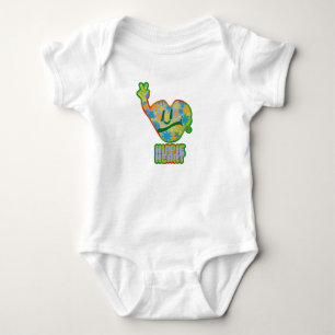 Hippie Heart ICON 2024 BY MASANSER Baby Bodysuit