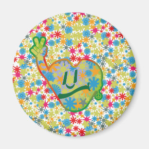 Hippie Heart ICON 2024 BY MASANSER Magnet