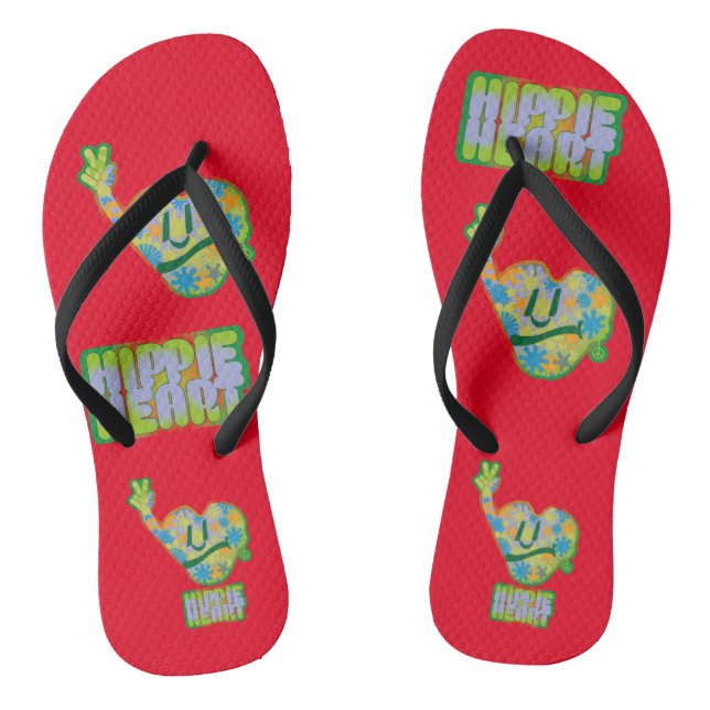Hippie Heart ICON 2024 BY MASANSER Thongs (Footbed)
