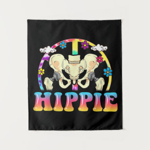 Hippie Hip Replacement Joint Surgery Funny Tapestry