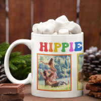 Hippie Holidays Colourful Rainbow Retro 70s Photo