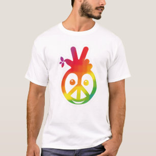 HIPPIE ICON 2023 HEART HAPPY BY MASANSER PIXELAT T-Shirt