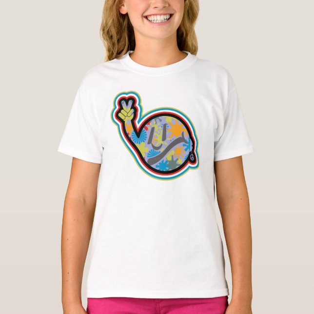 HIPPIE ICON lines ver 2023 BY MASANSER T-Shirt (Front)