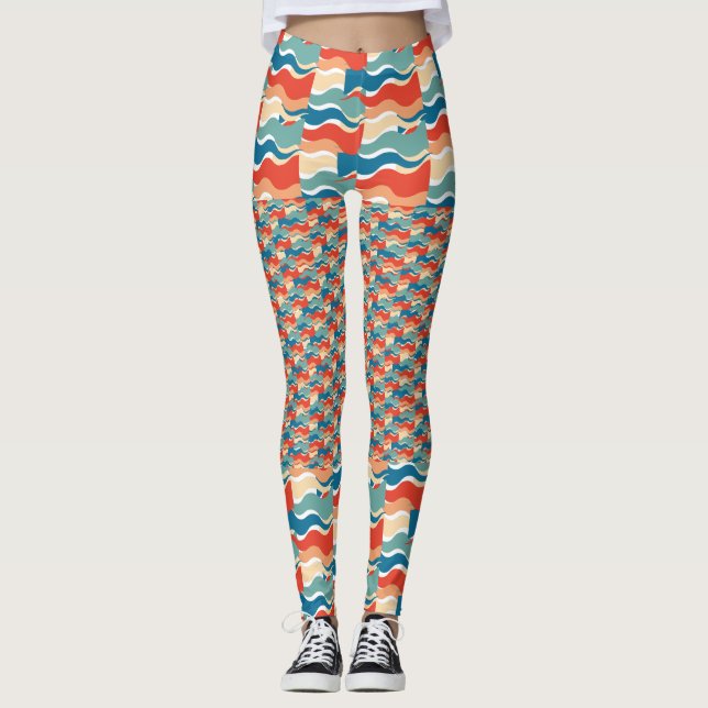 HIPPIE ICON SUN ver 2023 BY MASANSER Leggings (Front)