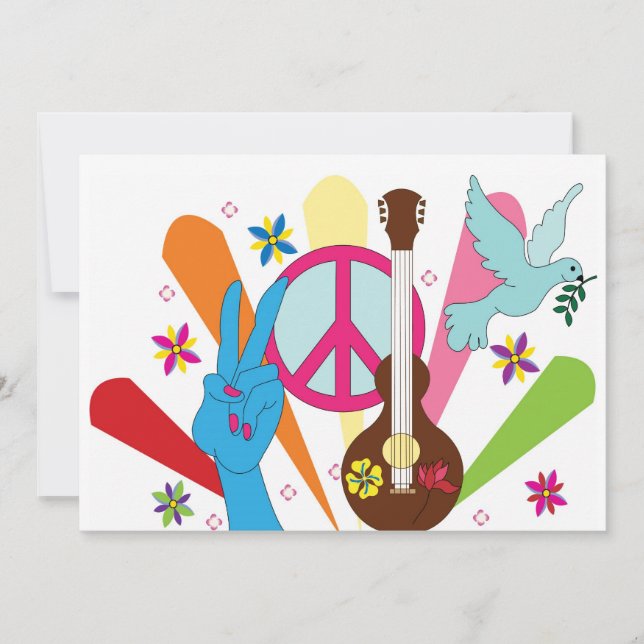 hippie invitation (Front)