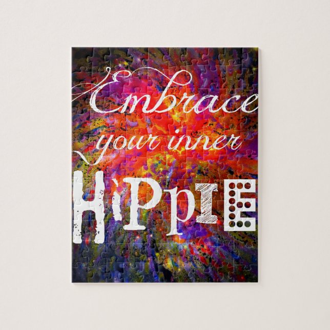 Hippie Jigsaw Puzzle (Vertical)