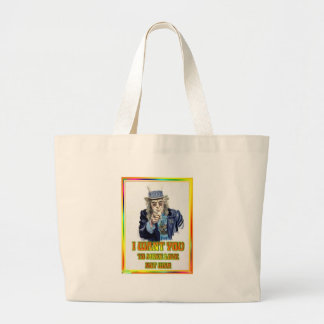 hippie large tote bag