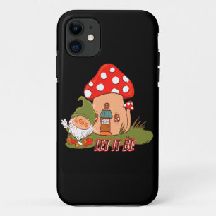 Hippie Let It Be Gnome iPhone 11 Case
