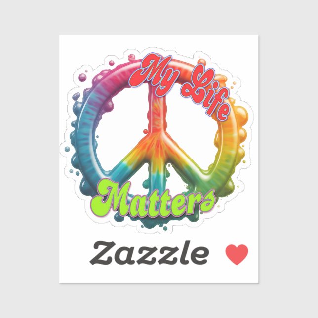 Hippie Love Peace Life Matters Custom  (Sheet)