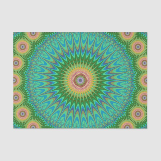 Hippie mandala tissue paper (Front)