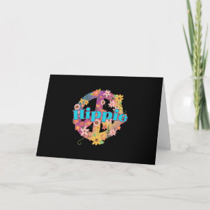 Hippie Peace Namaste Hippies Peace Card