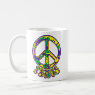 Hippie Peace Symbol Coffee Mug
