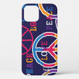 Hippie Peace: Vibrant Symbol Design. iPhone 12 Case