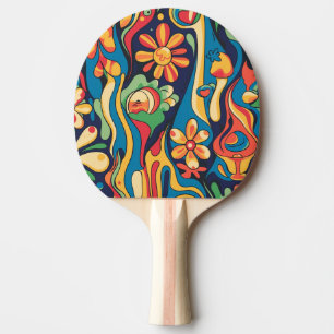 Hippie Ping Pong Paddle