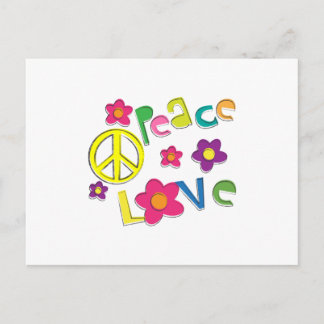 hippie postcard